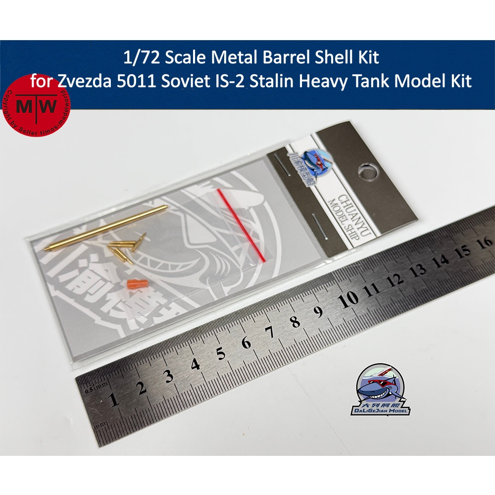 Model Kit Zvezda - 1/72 Schaal Metalen Vat Shell Kit