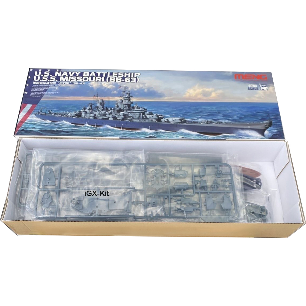 Model Kit Uss Missouri - Meng PS004 1/700 Schaal US Navy