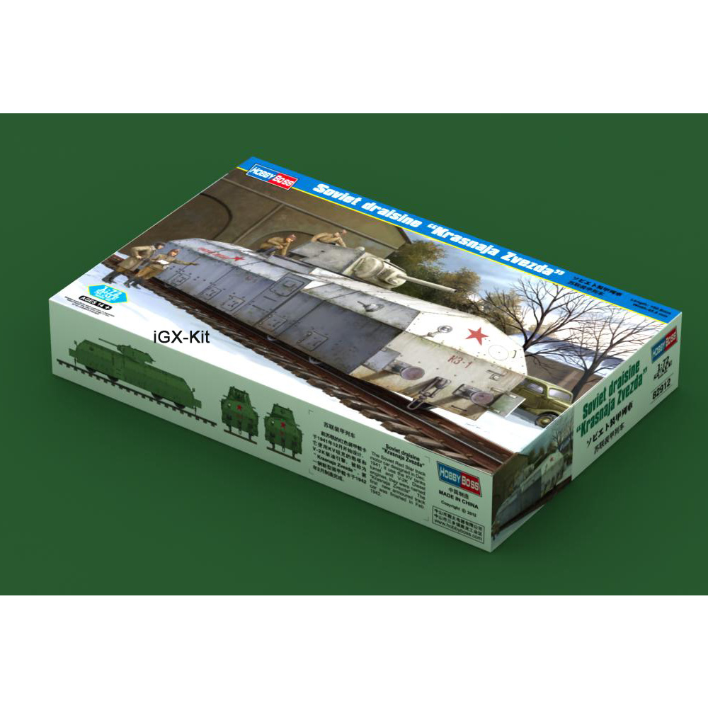 Model Kit Zvezda - Hobbyboss 82912 1/72 Schaal Sovjet Gepantserde