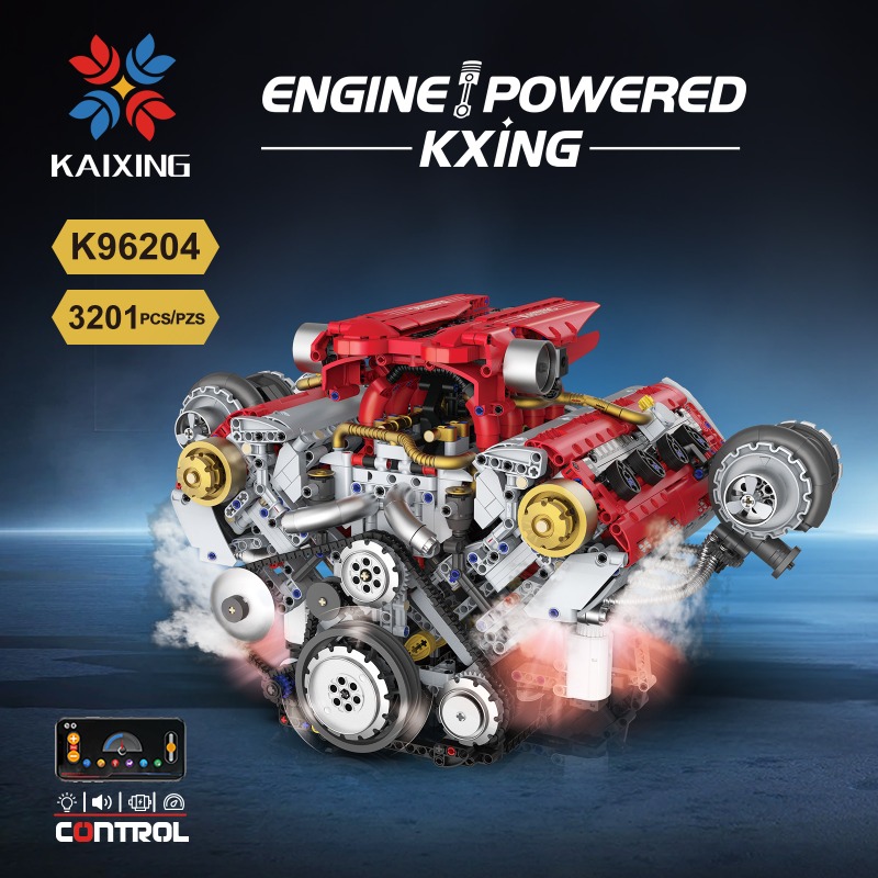 Gemotoriseerde V8 Motor 3201 S - Model Kit Engine V8 recensie en prijs