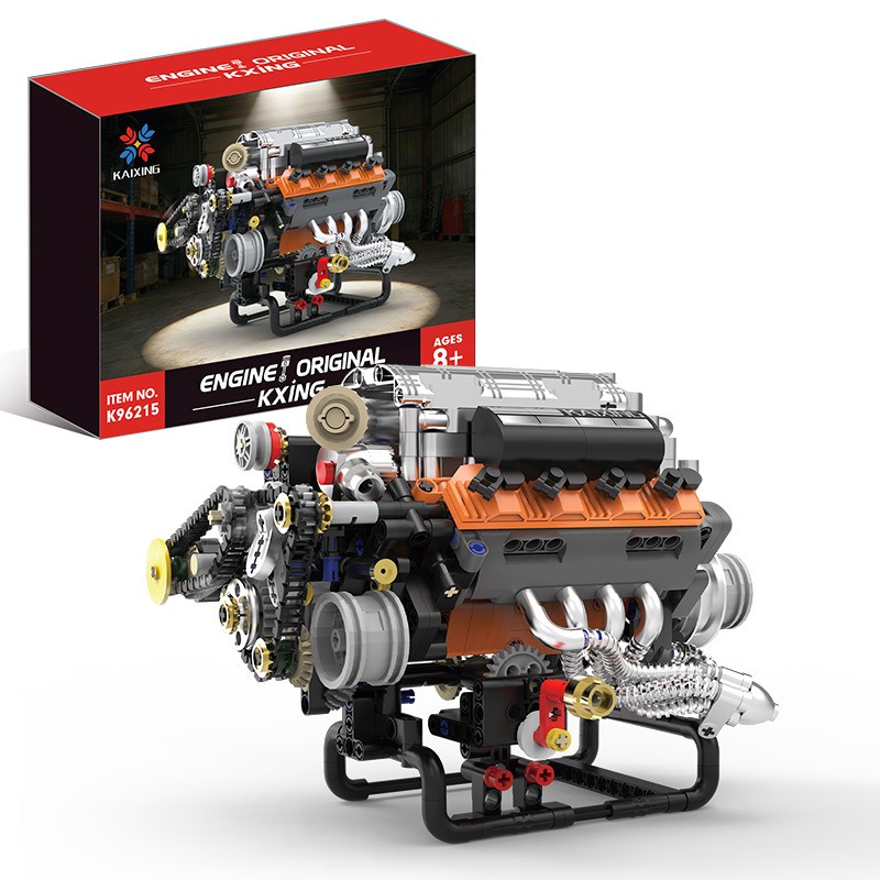 K96215 767PCS V8 Motormodel Bo - Model Kit Engine V8 recensie en prijs