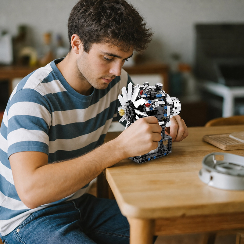 Vliegtuig V8-motor Gemotorisee - Model Kit Engine V8 recensie en prijs
