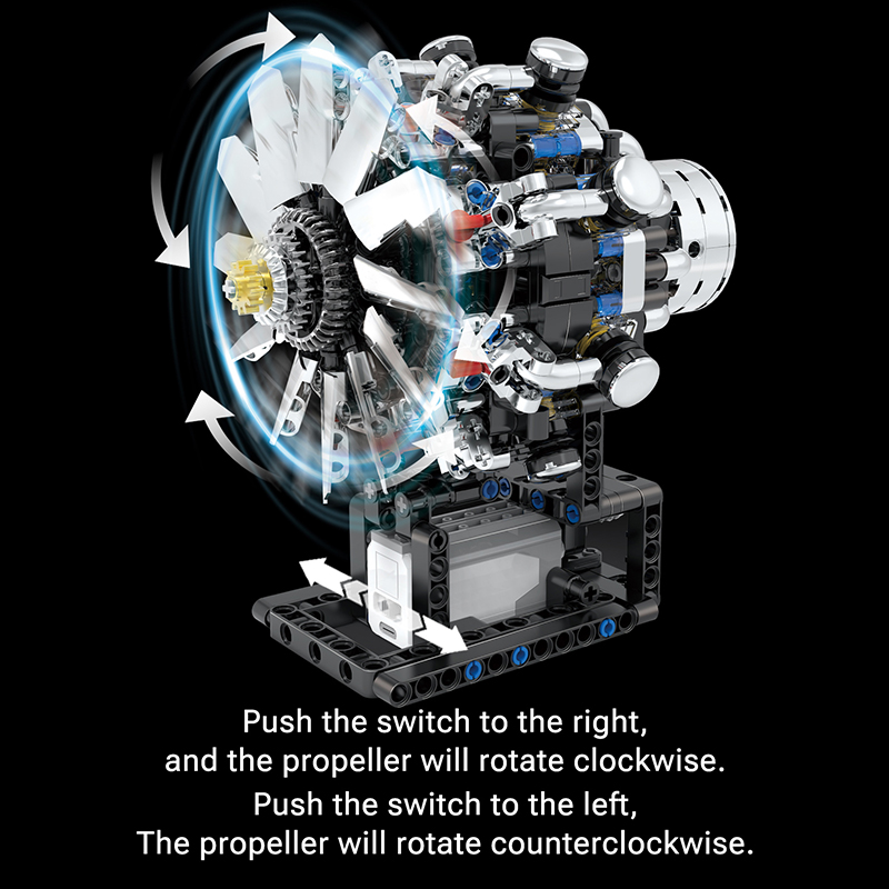 Vliegtuig V8-motor Gemotorisee - Model Kit Engine V8 recensie en prijs