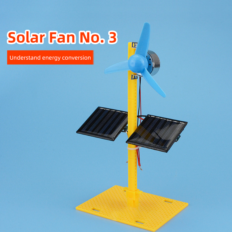DIY zonne-elektrische ventilat - Model Kit China recensie en prijs