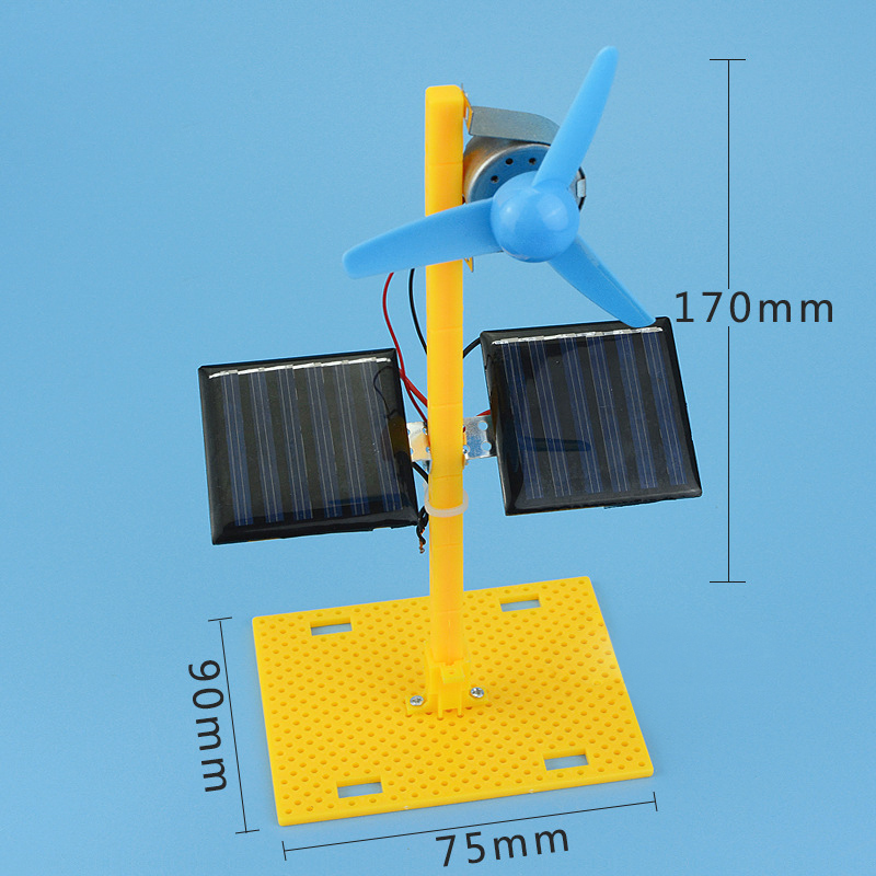 DIY zonne-elektrische ventilat - Model Kit China recensie en prijs