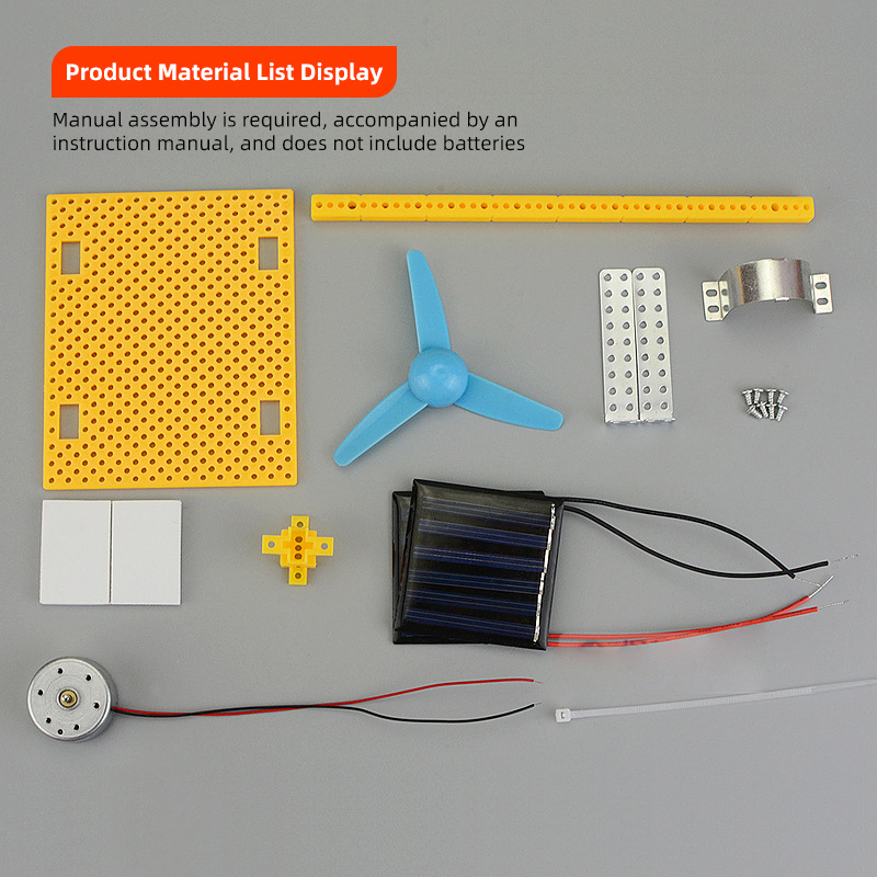 DIY zonne-elektrische ventilat - Model Kit China recensie en prijs