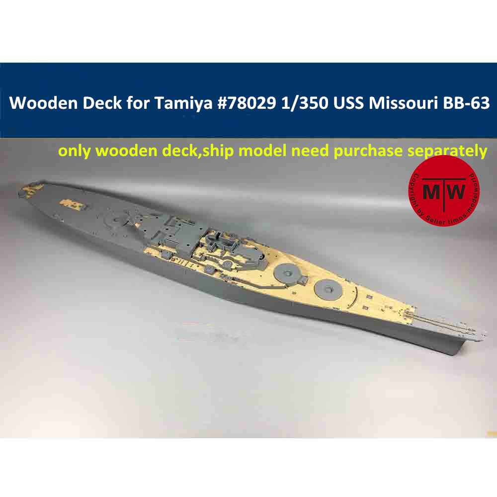 Houten dek op schaal 1/350 voo - Model Kit Uss Missouri recensie en prijs