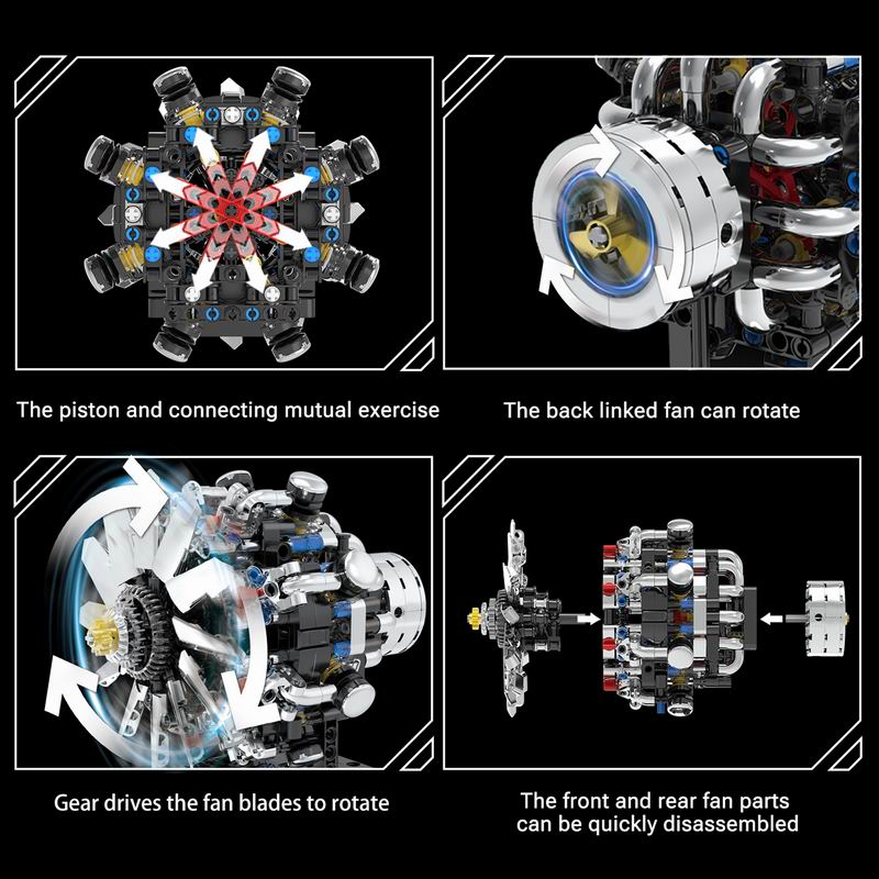 G8910 Luchtvaart V8 Motor 558- - Model Kit Engine V8 recensie en prijs