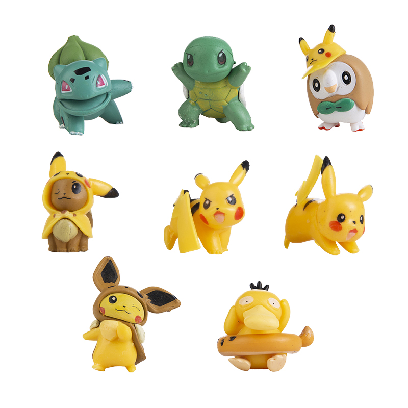 Nieuwe 3-8 CM Pokemon Hot Cart - Model Kit Eevee recensie en prijs