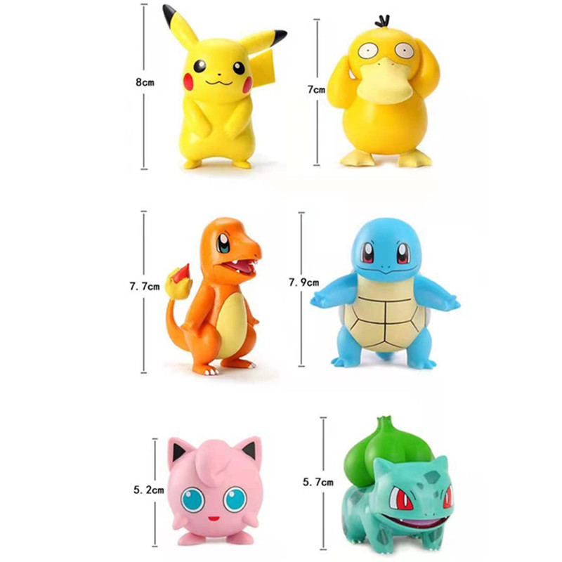 Nieuwe 3-8 CM Pokemon Hot Cart - Model Kit Eevee recensie en prijs