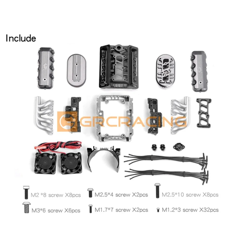 Klassieke Gesimuleerde V8 F76  - Model Kit Engine V8 recensie en prijs