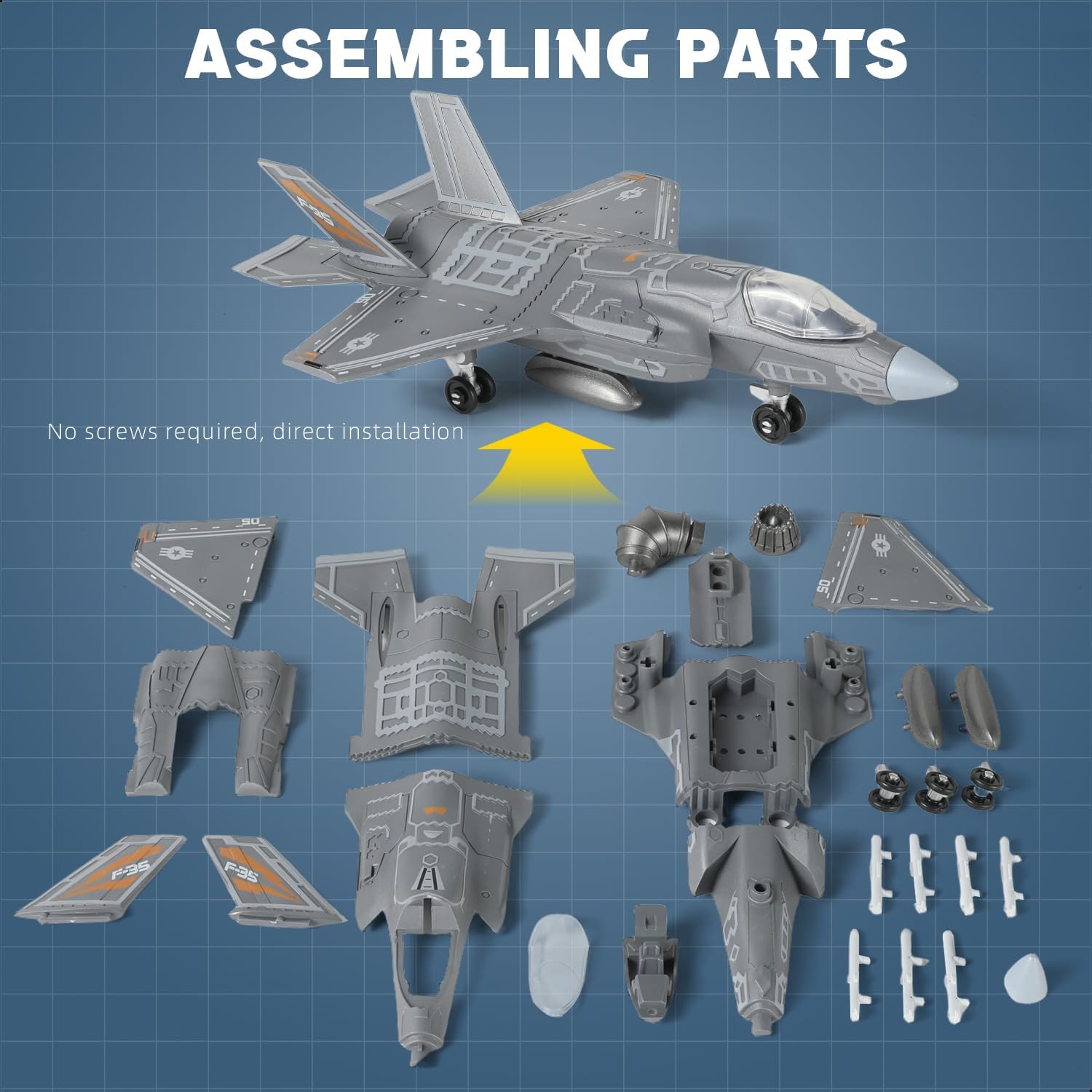 1:72 Schaal F-35 Jachtvliegtui - Model Kit Quick recensie en prijs