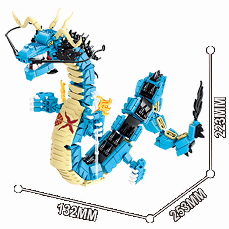 8in1 One Piece Bouwstenen Blue - Model Kit Ikaruga recensie en prijs
