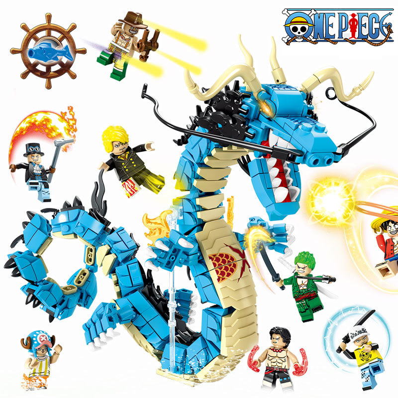 8in1 One Piece Bouwstenen Blue - Model Kit Ikaruga recensie en prijs