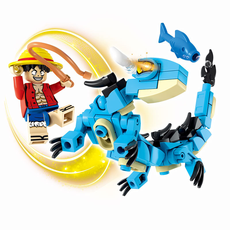 8in1 One Piece Bouwstenen Blue - Model Kit Ikaruga recensie en prijs